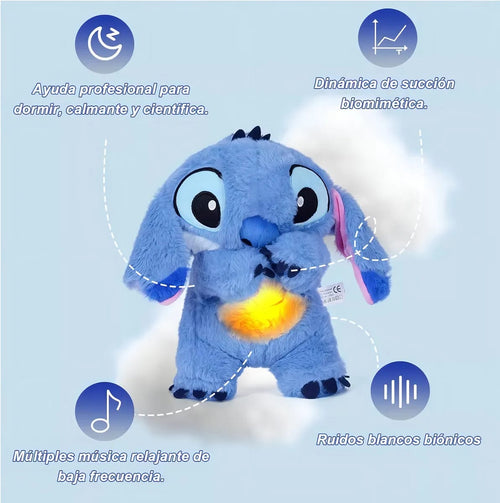 🧸💙 PELUCHE STITCH QUE RESPIRA El regalo que abraza, calma y acompaña de verdad
